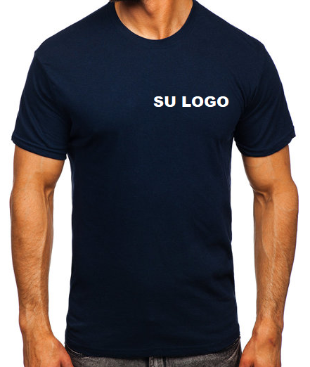 Remera de Trabajo Apta ART. Color Azul